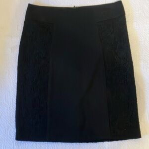 BCBGeneration Black Lace Skirt Sz 8